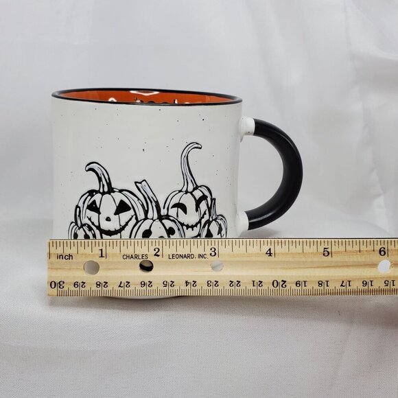 Halloween Pumpkin Jack-o-lantern "Boo!" Mug 16 oz by Global Design Collections - Picture 6 of 7